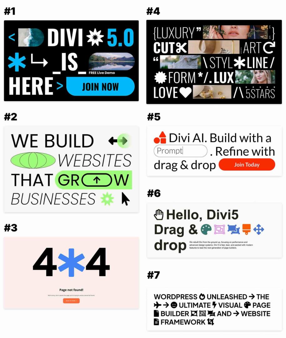 Inline Element Designs For Divi 5