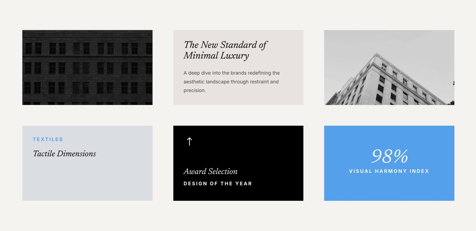 balance text and imagery