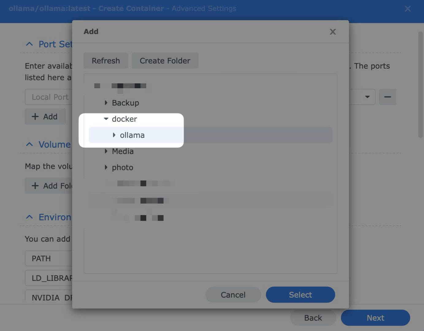 Create docker folder