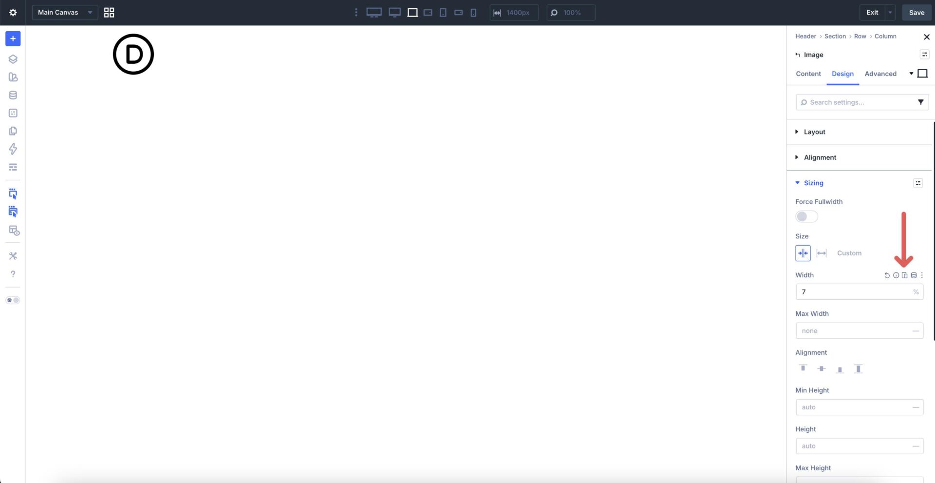 responsive editing in Divi 5