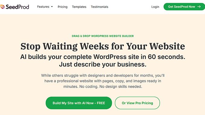 SeedProd website