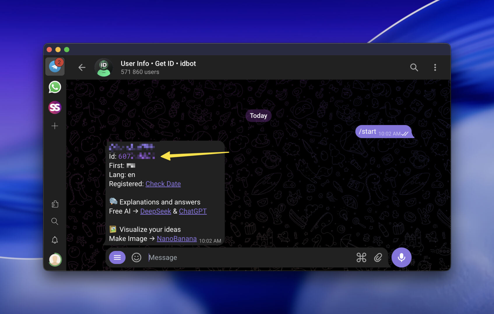telegram find user id