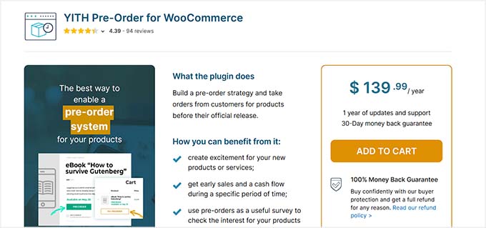 YITH Pre-Order for WooCommerce