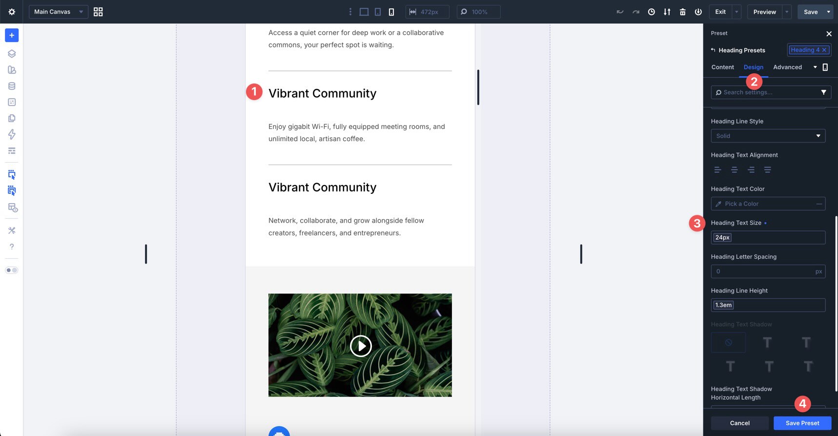 Mobile heading variable in Divi 5