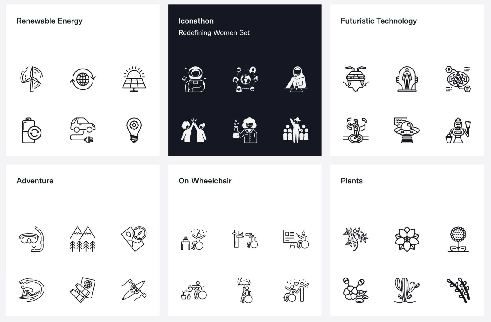 Noun Project homepage