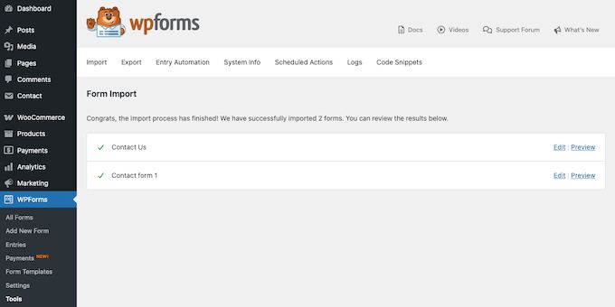 How to migrate from Contact Form 7 to WPForms without writing a single line of code 