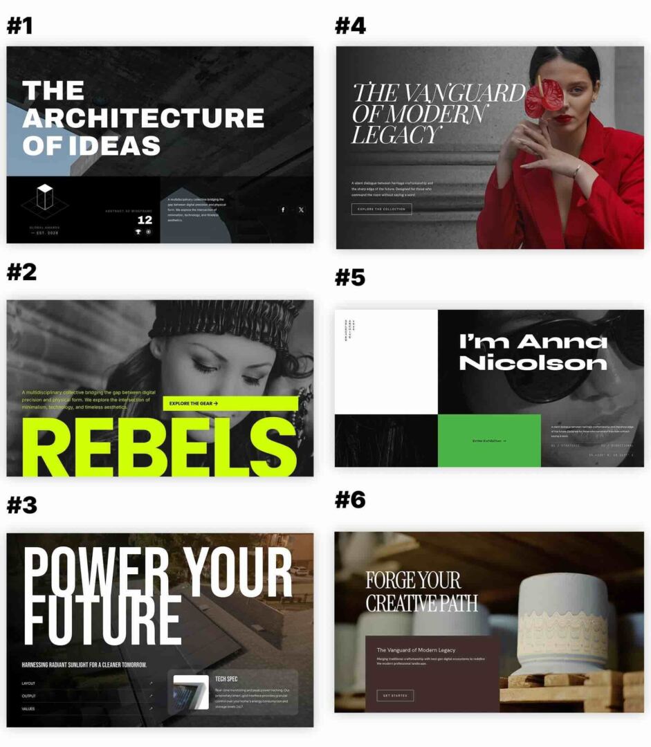 Background Hero Sections For Divi 5