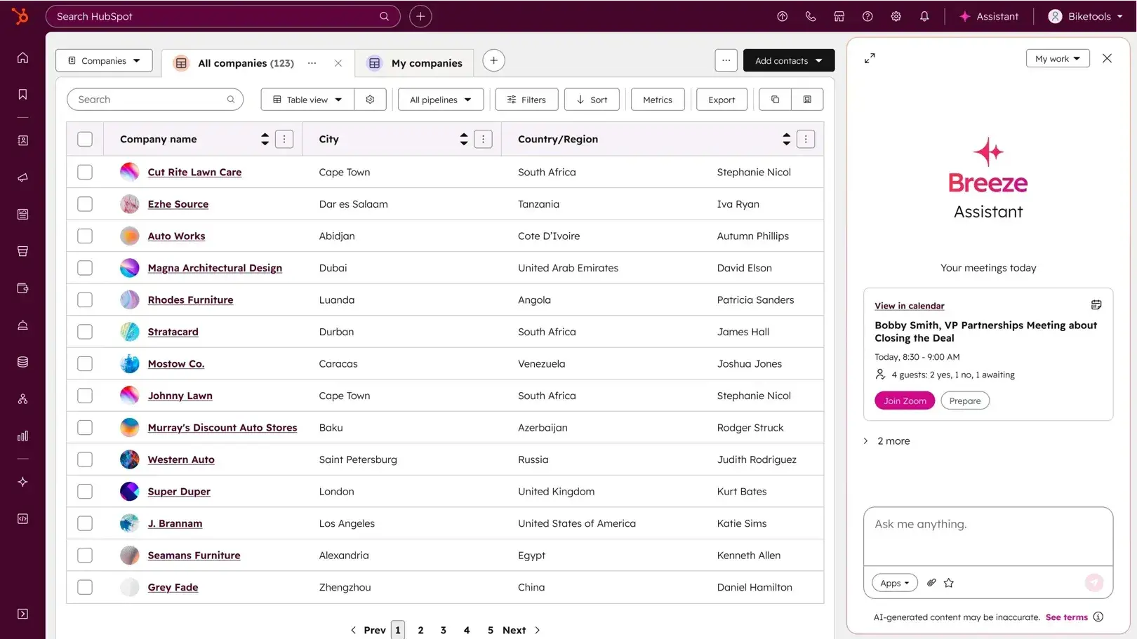 breeze has a variety of features that can be helpful for marketing campaign optimizations