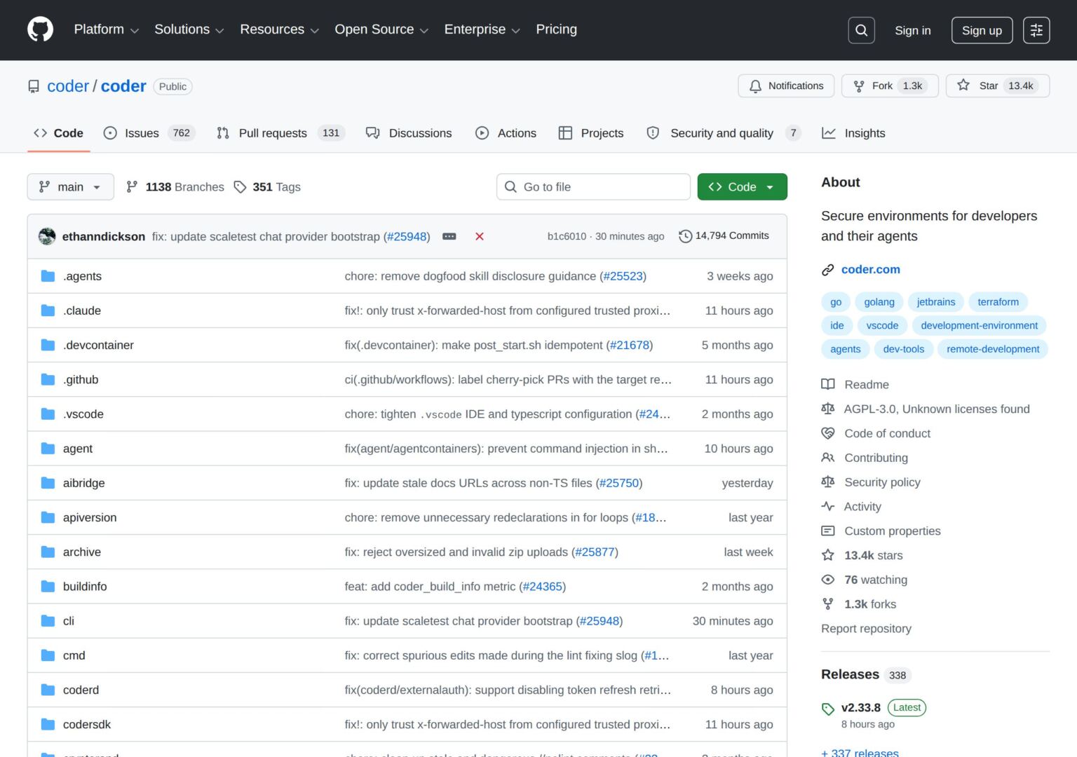 Coder cloud dev environments