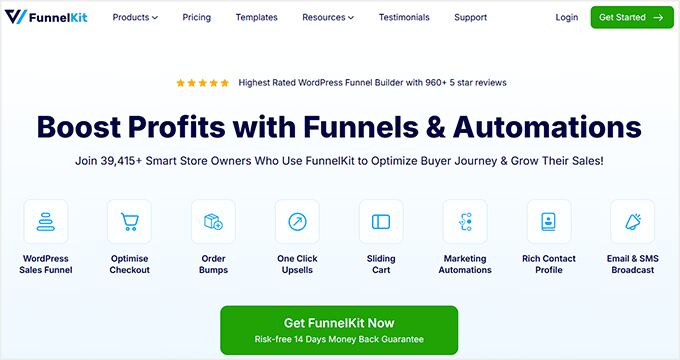 FunnelKit website