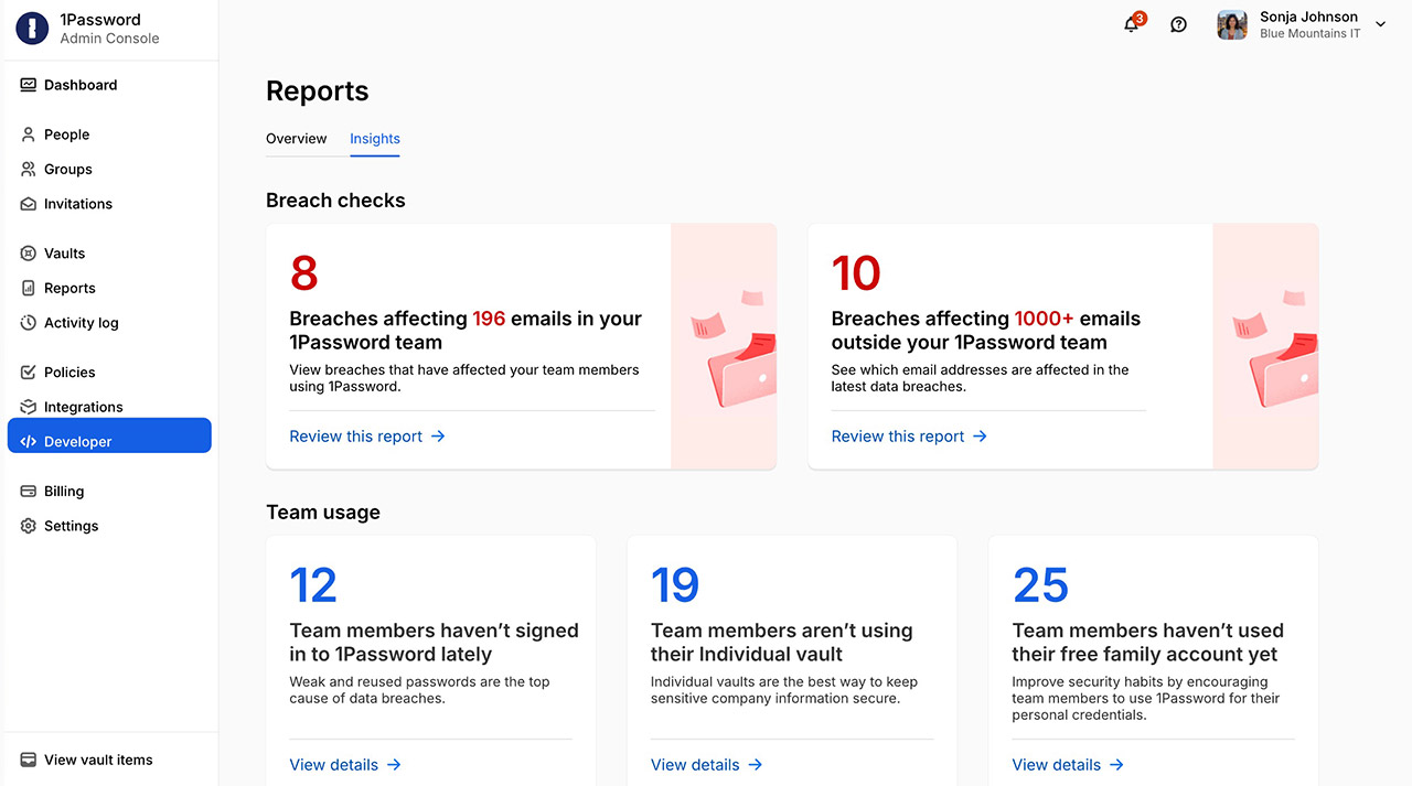 1Password app overview