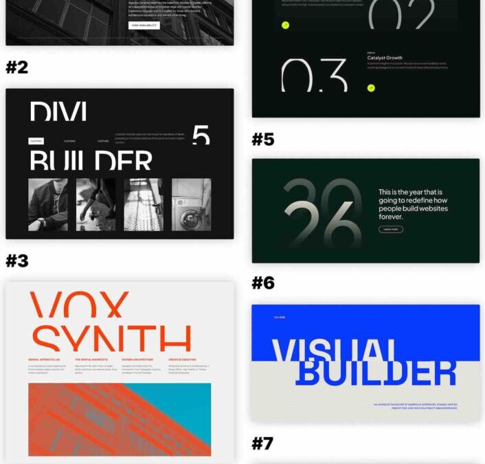 7 Chopped Textual content Designs For Divi 5 (Loose Obtain!)