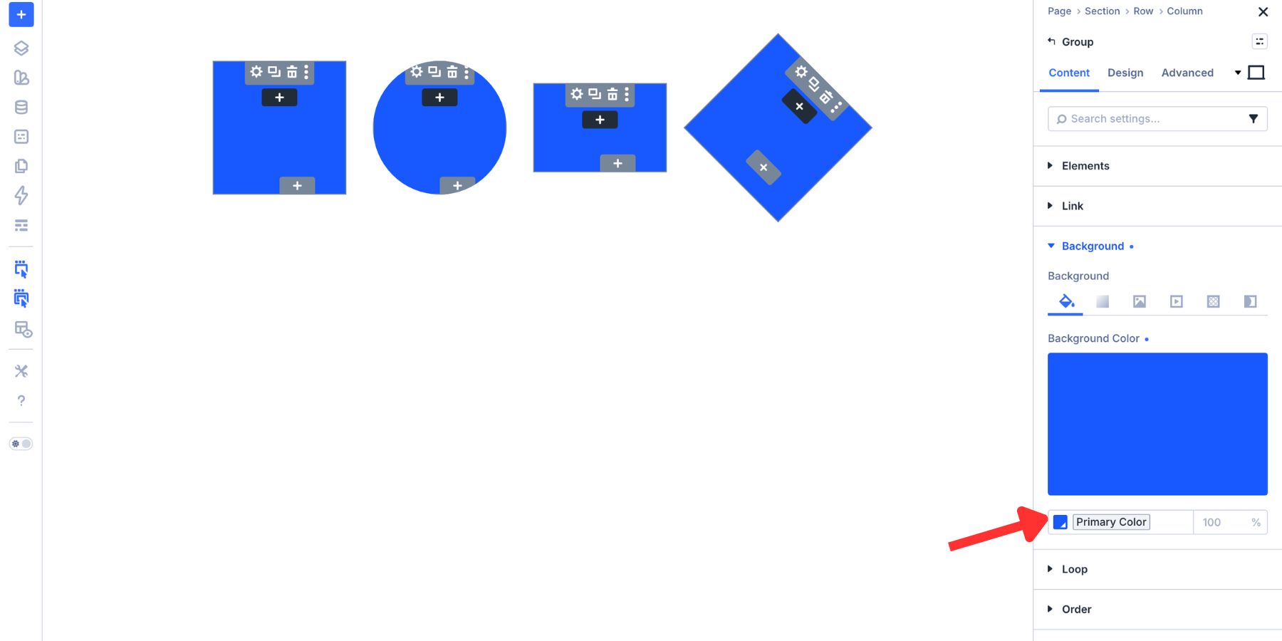 Decorative Divi 5 shapes using Design Variable background colors