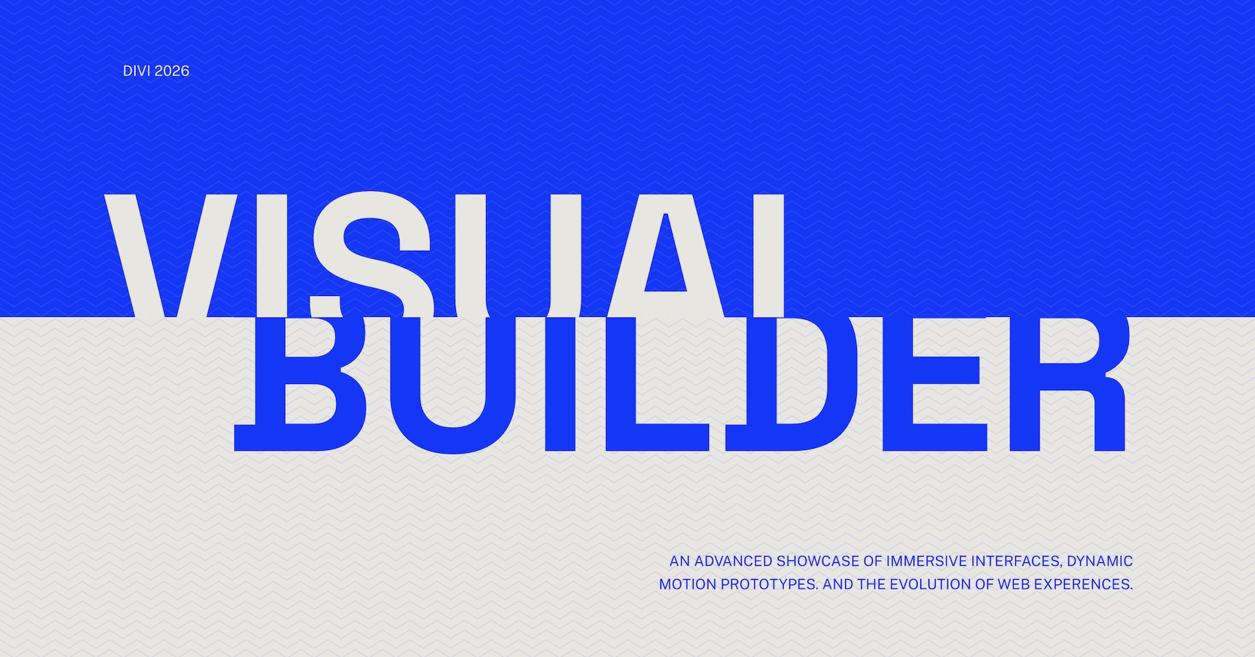 balance big type with supporting content