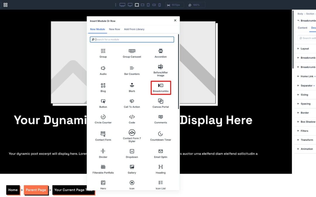 Exploring Divi 5’s New Breadcrumbs Module