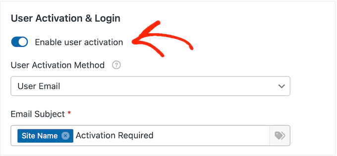 Requiring email activation for new WordPress user accounts