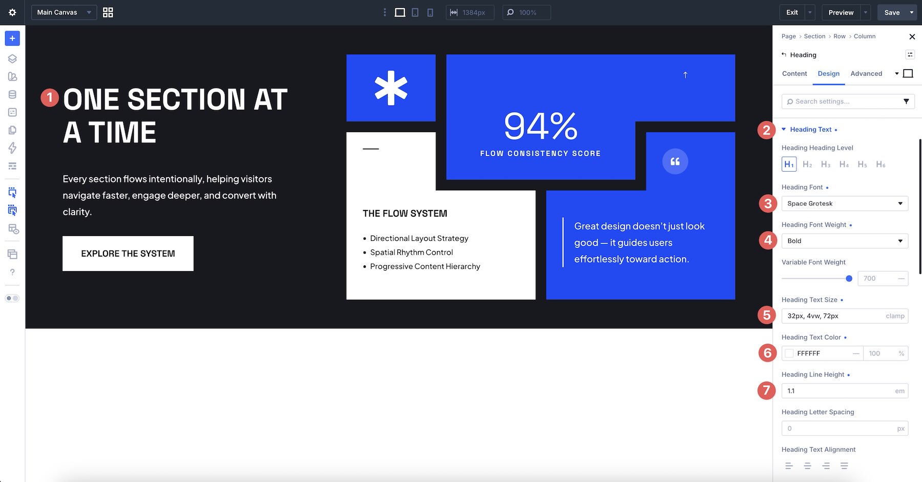 update heading styles in Divi 5