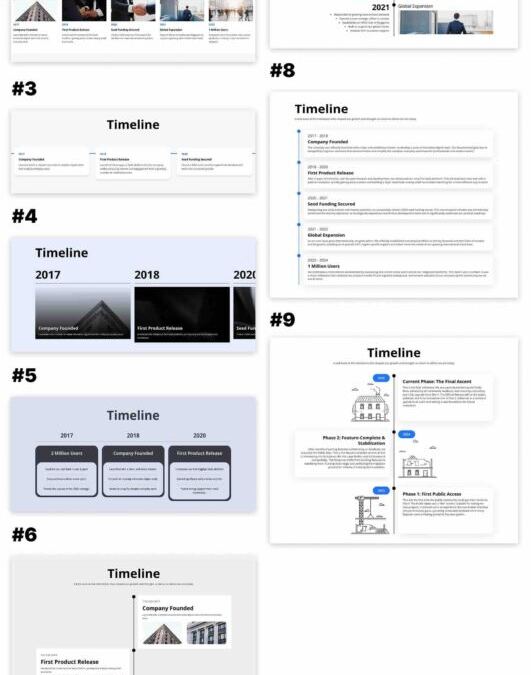 9 Timeline Module Layouts For Divi 5 (Loose Obtain!)