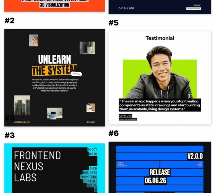 6 Textual content With Background Designs For Divi 5 (Loose Obtain!)